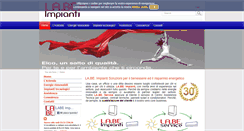 Desktop Screenshot of labeimpianti.it